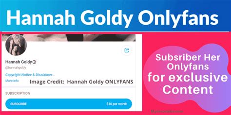 hannahgoldy Leaked OnlyFans Photos and Videos